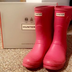 Hunter Mid-Calf Boots Pink